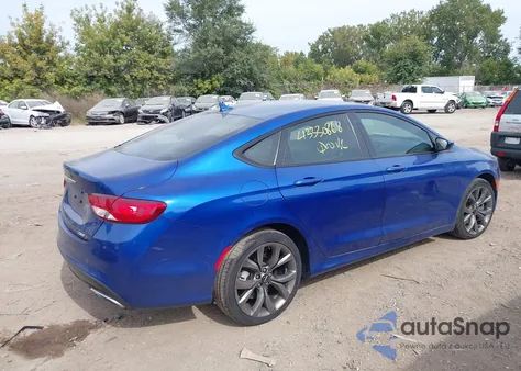 2015 Chrysler 200 S z USA, uszkodzony, nr VIN 1C3CCCDG3FN523574